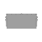 Side panel right/left for back to back equipment VS700