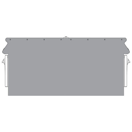Side panel right/left for back to back equipment VS900