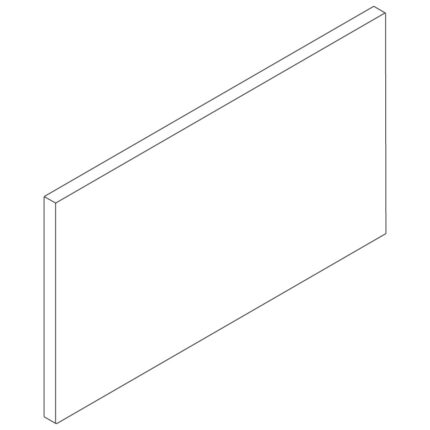 Side panel squared right/left for back to back equipment VS900