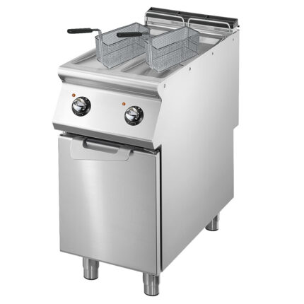 Electric fryer, capacity 2x 8 litres