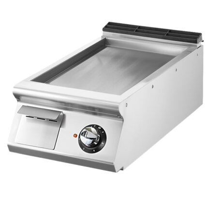 Electric griddle, top version, smooth chromed plate