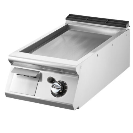 Gas griddle, top version, smooth plate