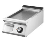 Electric griddle, top version, ribbed plate