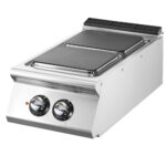 Electric range, top version, 2 square hot plates