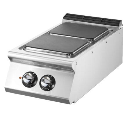 Electric range, top version, 2 square hot plates