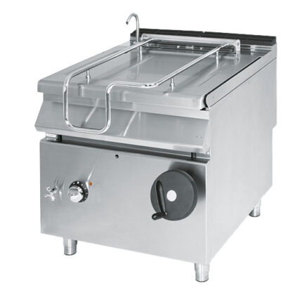 Electric tilting bratt pan, capacity 60 litres, stainless steel well