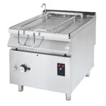 Gas tilting bratt pan, capacity 60 litres, stainless steel well, motorized