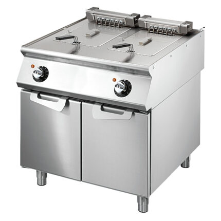 Electric fryer, capacity 2x 10 litres
