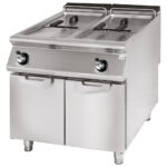 Gas fryer, capacity 2x 13 litres