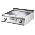 Electric griddle, top version, smooth chromed plate