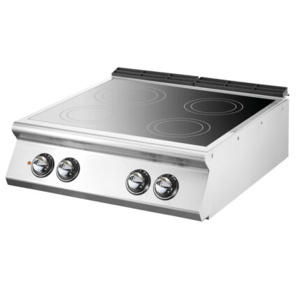 Induction plate, top version, 4 cooking zone Ø 220 mm each 3,5 kW