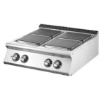 Electric range, top version, 4 square hot plates