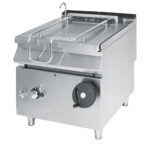 Gas tilting bratt pan, capacity 120 litres, stainless steel well