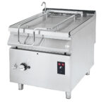 Gas tilting bratt pan, capacity 120 litres, stainless steel well, motorized