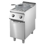 Electric fryer, capacity 2x 8 litres