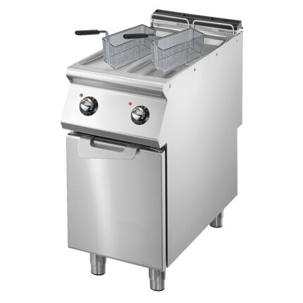 Electric fryer, capacity 2x 8 litres