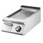 Electric griddle, top version, smooth chromed plate