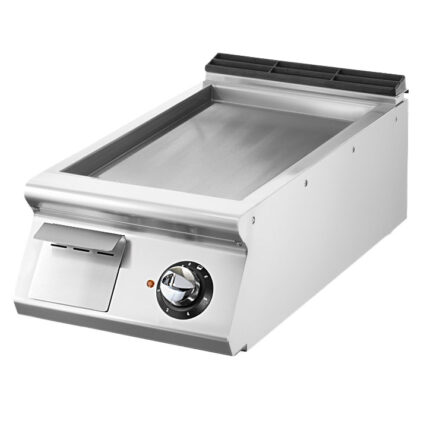 Electric griddle, top version, smooth chromed plate