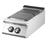 Electric range, top version, 2 square hot plates