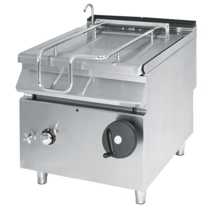 Electric tilting bratt pan, capacity 80 litres, stainless steel well