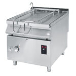 Electric tilting bratt pan, capacity 80 litres, stainless steel well, motorized