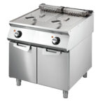 Electric fryer, capacity 2x 15 litres