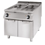 Electric fryer, capacity 2x 21 litres