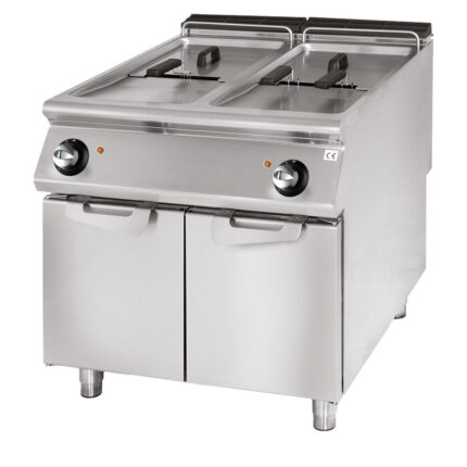 Electric fryer, capacity 2x 21 litres