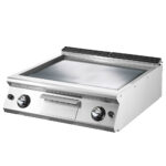 Gas griddle, top version, smooth plate