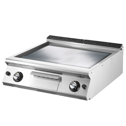 Gas griddle, top version, smooth plate