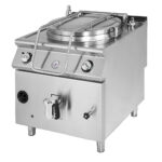 Gas boiling pan, indirect heating, capacity 100 litres
