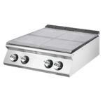 Electric solid top, top version, 4 cooking zones