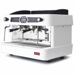 Pachet Espressor profesional 2 grupuri semiautomat Diamond AROMA/2EW_DVA8 negru + Dedurizator apa inclus, Dim: 677x580xh523 mm