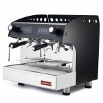 Pachet Espressor profesional 2 grupuri semiautomat Diamond COMPACT/2EB_DVA8 negru + Dedurizator apa inclus | 2.7 kW, Dim: 475x563xh530 mm