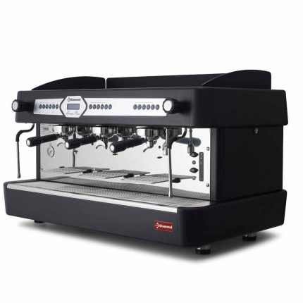 Espressor profesional 3 grupuri automat Diamond AROMA/3EB (cu display), negru | 4.6 kW, Dim: 960x600x595 mm
