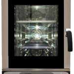 Cuptor profesional combi compact Vesta Smart Slim 0I0611D, 6 tăvi GN 1/1, lățime 51 cm, digital, Italia