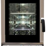 Cuptor profesional combi compact Vesta Smart Slim 0I0611M, 6 tăvi GN 1/1, lățime 51 cm, mecanic, Italia