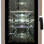 Cuptor profesional combi compact Vesta Smart Slim 0I1011D, 10 tăvi GN 1/1, lățime 51 cm, digital, Italia
