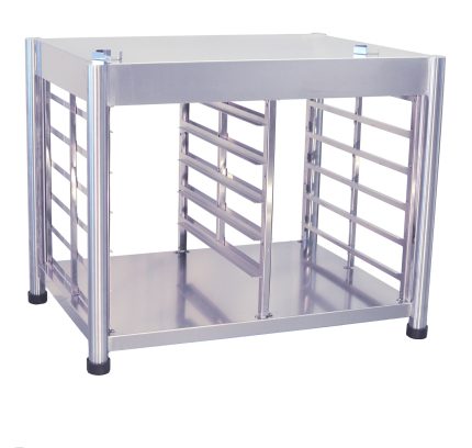 Masă suport inox cu ghidaje Vesta 0T1011, 12 nivele GN 1/1, Italia