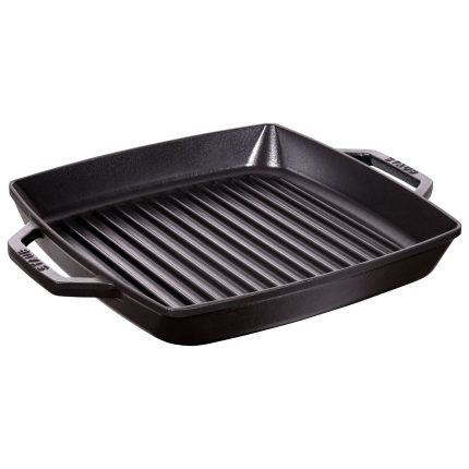 PRAF | GRIL PANS - Tigai gratar - 280x280mm - fonta - neagra