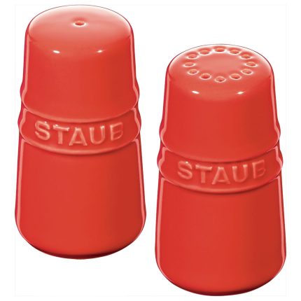 STAUB | CERAMIQUE - Recipient pentru sare și piper - 70mm - Ceramică - Cherry red