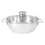 DEMEYERE | APOLLO 7 - tigaie conica cu capac din sticla - Ø 280mm - otel inoxidabil