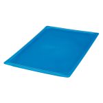 (6 bucăți) CAMBRO | SafeTrak - Capac din polipropilenă GN 1/1 - Albastru