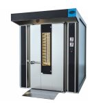 Cuptor rotativ profesional de panificaИ›ie cu cДѓrucior pe gaz Pimak PMK100