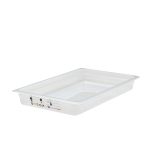 (6 bucăți) CAMBRO | SafeTrak - Recipiente din polipropilenă GN 1/1 - Lăptos - Înălțime: 65mm
