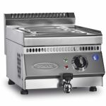 Bain-marie profesional cald din inox Pimak 70S-M180-1 | 1x GN 1/1 h=150 mm, 1.5 kW, 230V, Dim: 40x70x30 cm