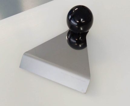 AISI 304 inox alimentar RacletĂ curĂȚare with nylon knob Lonatini, Italia