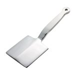 inox alimentar square paddle FrĂgezitor carne with bent handle cod.98B Lonatini, Italia