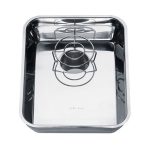 18/8 inox alimentar PÂlnie alimentare for meat grinder, complete with hand guard, with external welded connection with pointer cod.146A Lonatini, Italia
