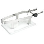 inox alimentar 18/8 ham vice with polyethylene base cod.72A Lonatini, Italia